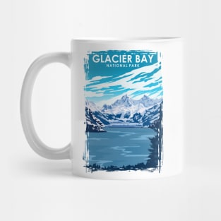 Glacier Bay National Park Travel Poster Mug